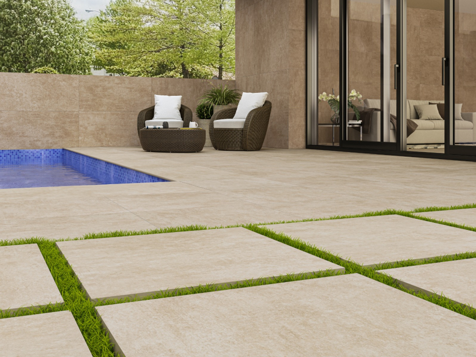 eco norwich arena 60x120 - dalle sur plots - 2cm d'épaisseur - rectifié