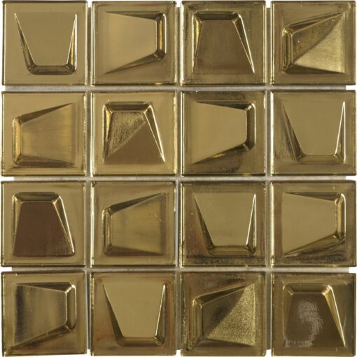 mosaïque gilded matériaux verre couleur or .