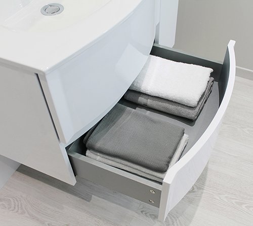 tiroirs meuble de salle de bain rony