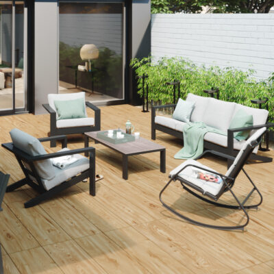 DALLES WAKEFIELD BOIS 30X120 - 20MM - DALLES SUR PLOTS R11 - EXTERIEUR - SPECIAL PISCINE Grès cérame - Grand passage