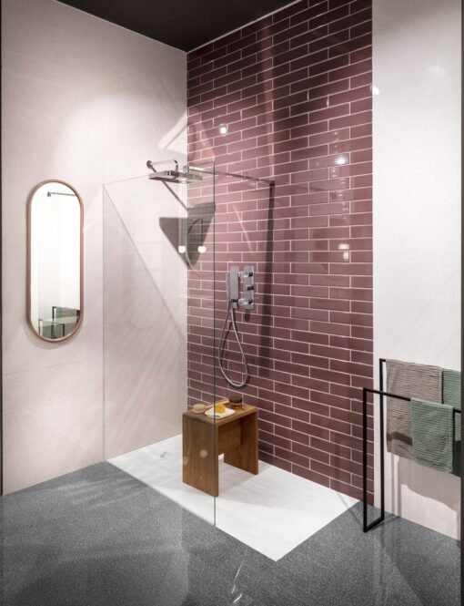 faïence newdot rose solidbrick mauve