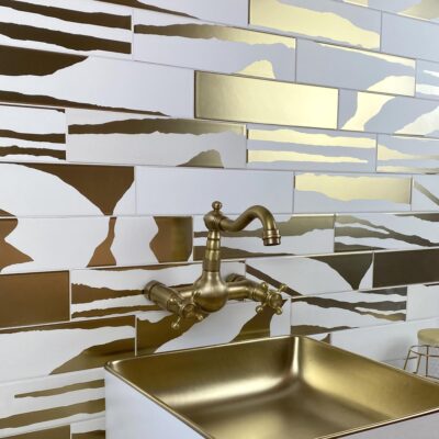 faïence savannah white gold