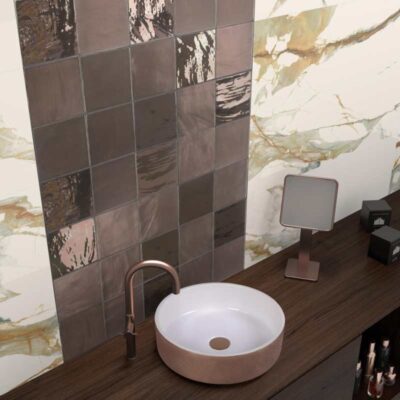 faïence tabarca copper matt