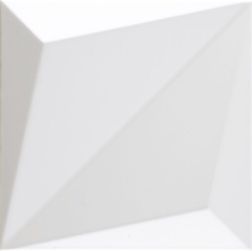 origami blanco mate 25x25 cm