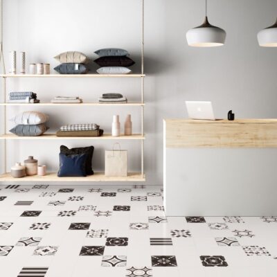 carrelage black&white mix sant'agostino