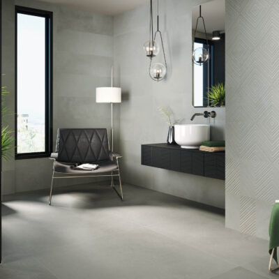 faïence tribeca 9528 Grey Relieve Grey 30x90
