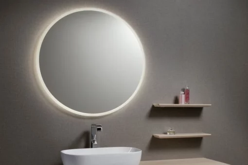 miroir narcisse rond decotec