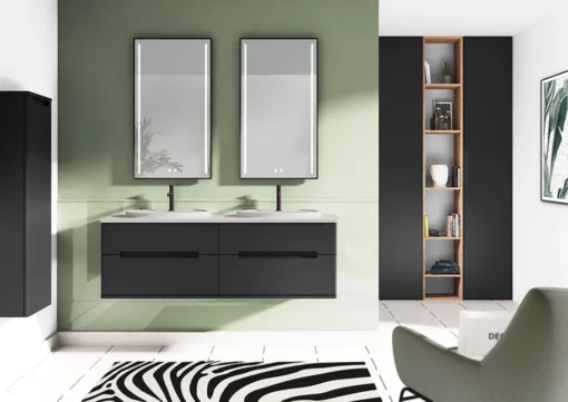 vasque resonance noir L150 decortec