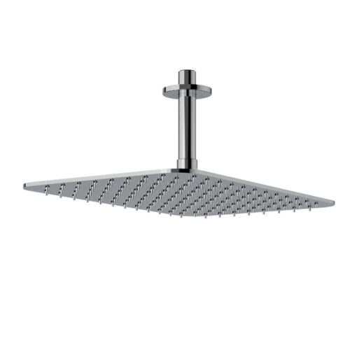 Douche de tête rectangulaire extra plate inox montage plafond