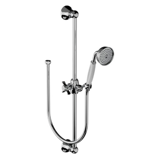 Garniture de douche douchette flexible rail gamme coventry