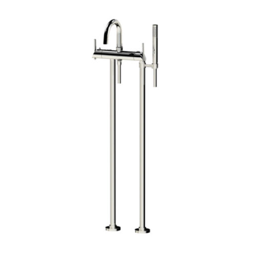 Mitigeur bain douche thermostatique sur colonnes complet manettes biseautées