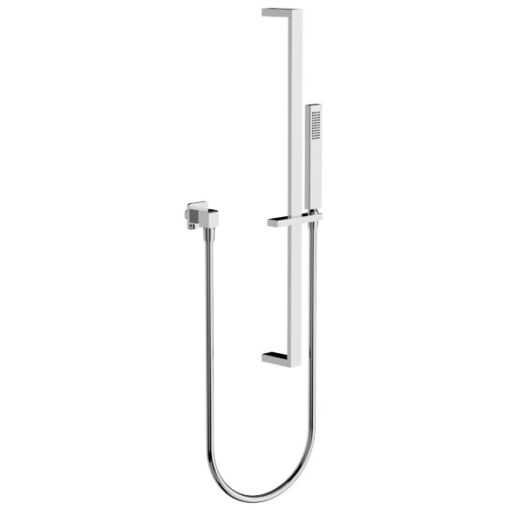 Sortie de douche flexible design 150 cm douchette laiton sur rail