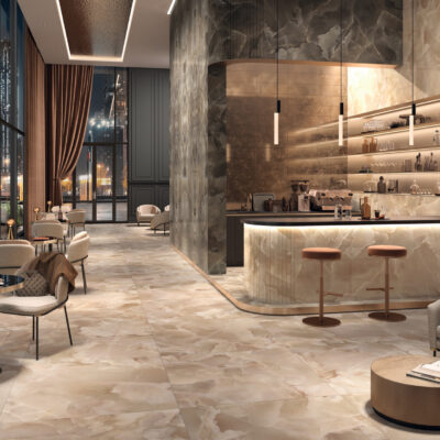 carrelage Onyce ON03 champagne 120x120 mirage ceramiche