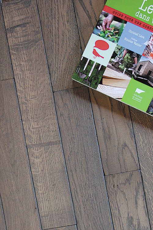 parquet contrecollé PA 17 Plancher d’autrefois gris nuage largeur 140 mm